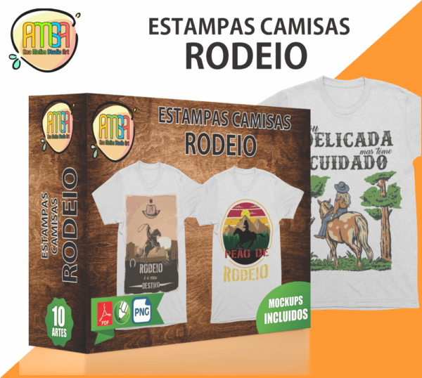 ESTAMPAS RODEIO PARA CAMISAS
