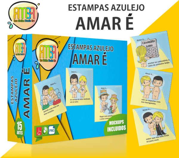 PACK AMAR É AZULEJOS (namorados)
