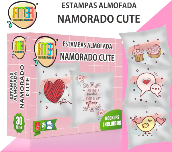 PACK NAMORADO CUTE ALMOFADA