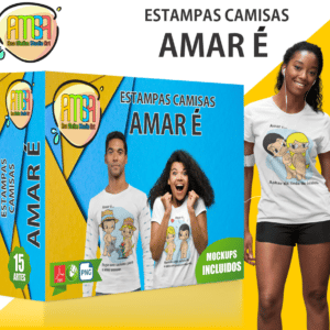 ESTAMPAS AMAR É CAMISAS (namorados)