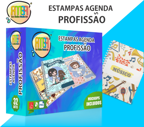 PACK AGENDA/PLANNER PROFISSÃO
