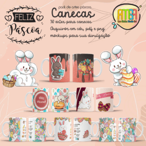 ESTAMPAS PÁSCOA CANECAS