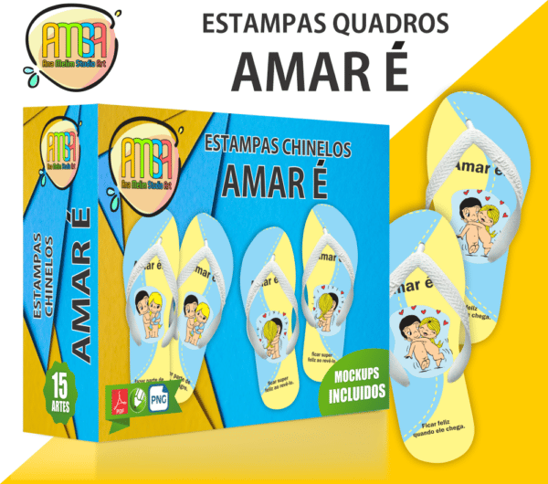 PACK AMAR É CHINELOS (namorados)