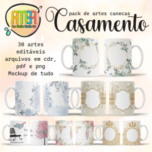 PACK CASAMENTO CANECAS