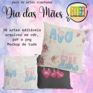 ESTAMPAS DIA DAS MÃES ALMOFADA