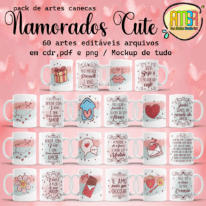 PACK NAMORADOS CUTE CANECAS