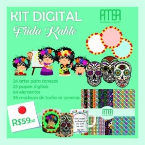 kit digital Frida Kahlo