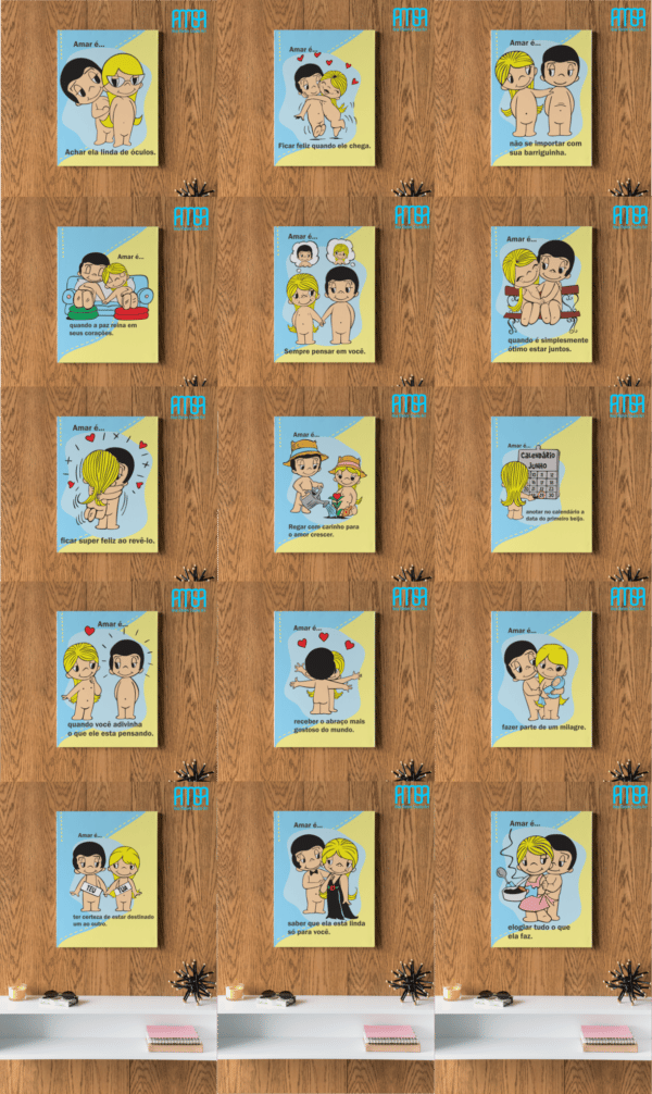 PACK AMAR É QUADROS (namorados) - Image 2