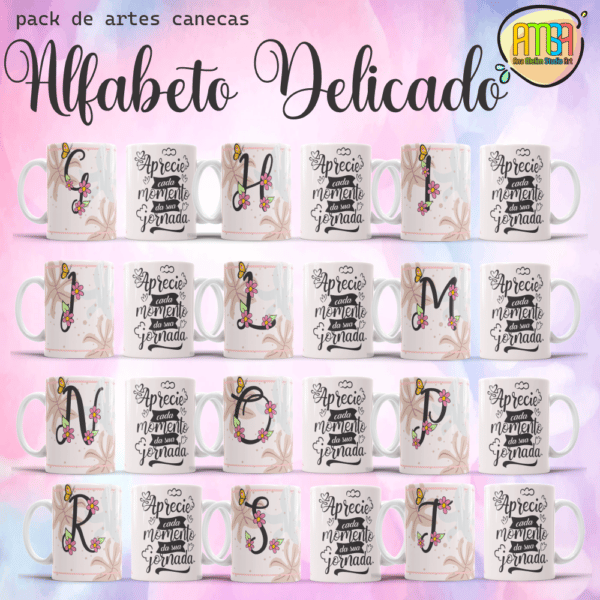 ESTAMPAS ALFABETO DELICADO - Image 2