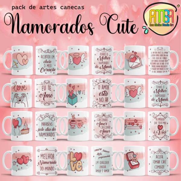 PACK NAMORADOS CUTE CANECAS - Image 2