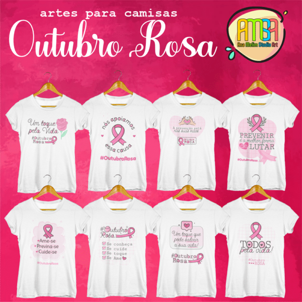 ESTAMPAS OUTUBRO ROSA 3 CAMISA - Image 2