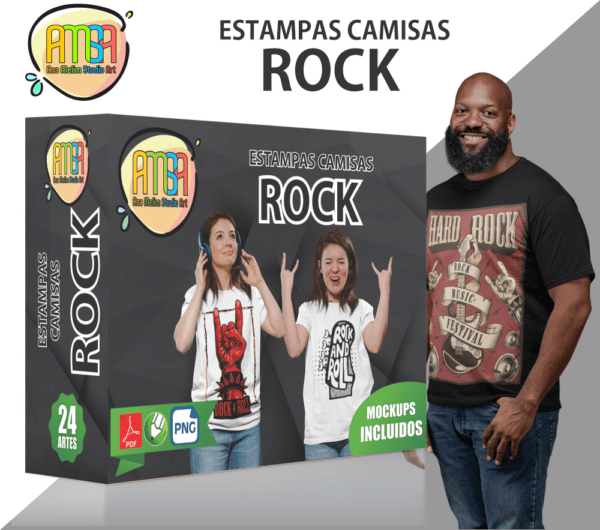 ESTAMPAS ROCK CAMISAS