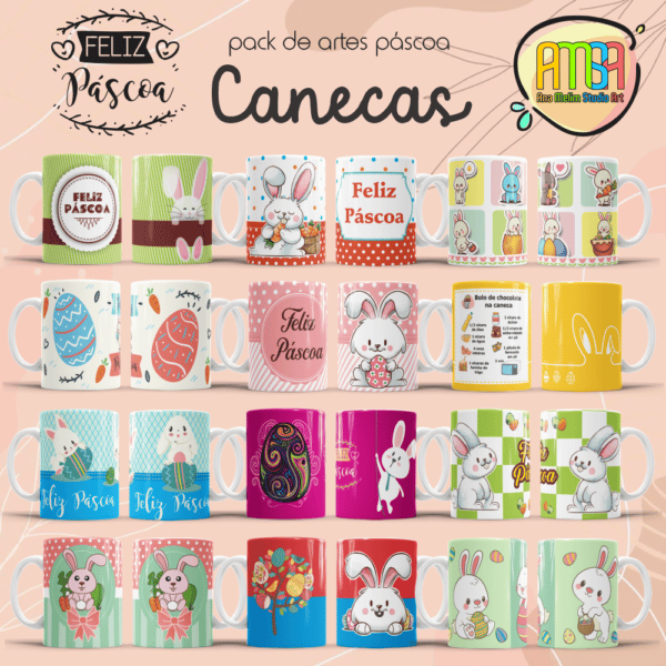 ESTAMPAS PÁSCOA CANECAS - Image 3