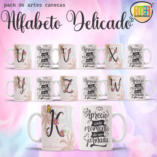 ESTAMPAS ALFABETO DELICADO - Image 3