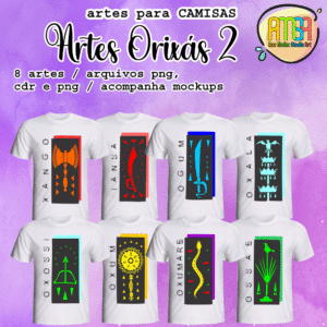 ESTAMPAS ORIXÁS 2 CAMISAS