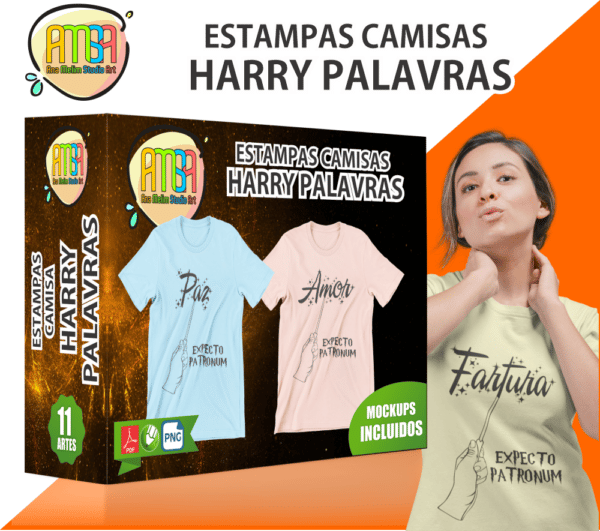 PACK HARRY PALAVRAS CAMISA