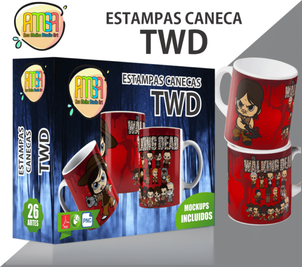 PACK TWD CANECAS