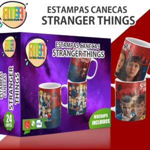 PACK STRANGER THINGS 4 CANEAS