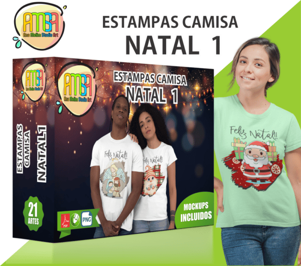 PACK NATAL 1 CAMISA