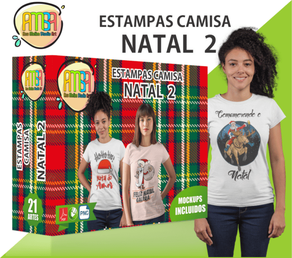 PACK NATAL 2 CAMISA