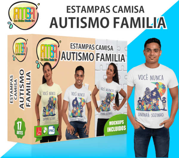 PACK AUTISMO FAMÍLIA CAMISA