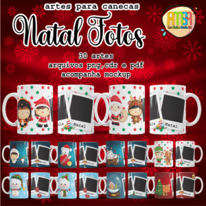 ESTAMPAS NATAL COM FOTO CANECA