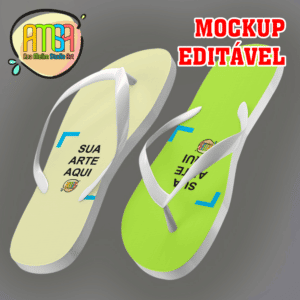 MOCKUP EDITÁVEL CHINELO - Photoshop