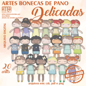 PACK BONECAS DE PANO DELICADAS