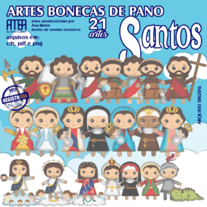PACK SANTINHOS BONECA DE PANO