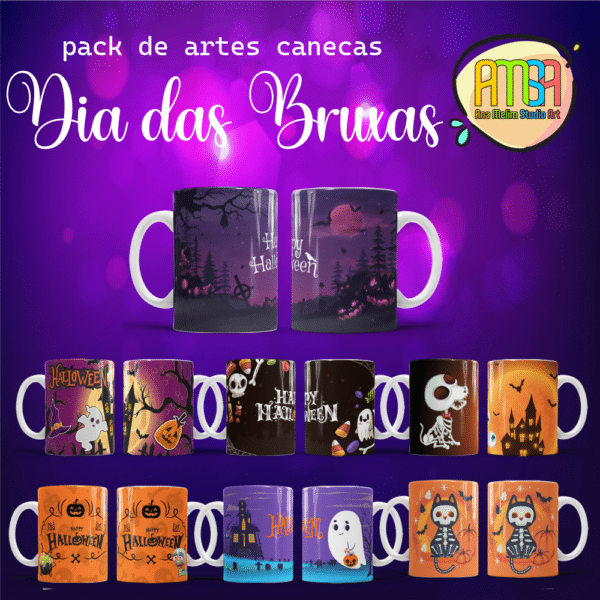 ESTAMPAS DIA DAS BRUXAS CANECAS - Image 2