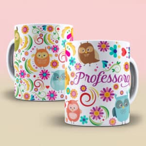 ÚNICA ARTE CORUJA CANECA