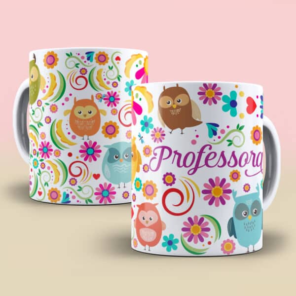 ÚNICA ARTE CORUJA CANECA