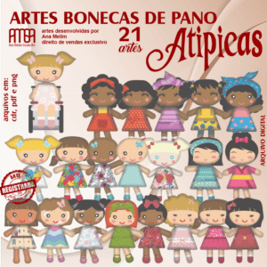PACK ATIPICAS BONECAS DE PANO