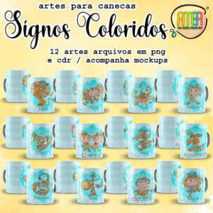 ESTAMPAS SIGNO COLORIDO CANECA