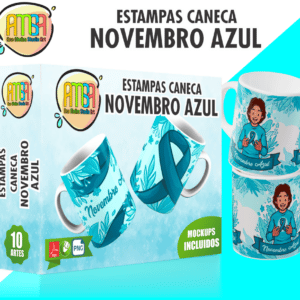 PACK NOVEMBRO AZUL 2 CANECA