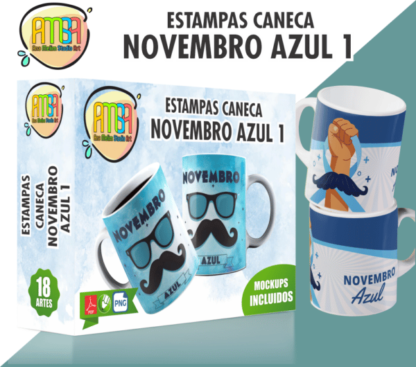 PACK NOVEMBRO AZUL 1 CANECA