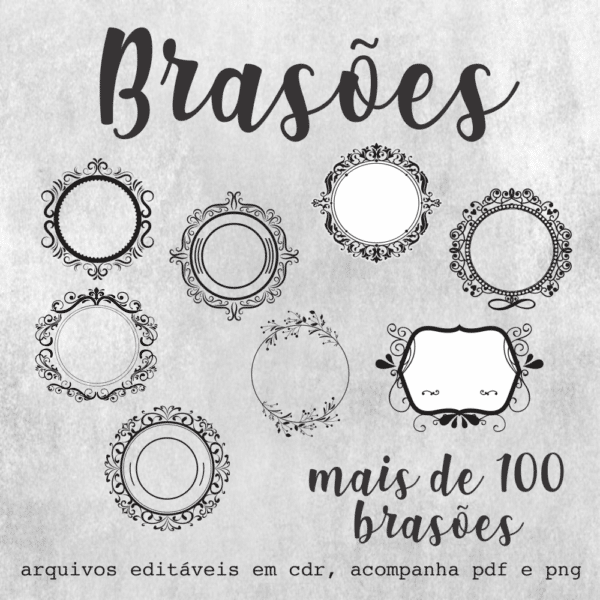 BRASÕES EM VETOR