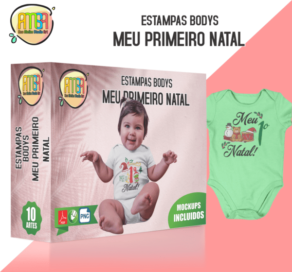 PACK MEU PRIMEIRO NATAL BODY