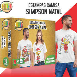 PACK SIMPSON NATAL CAMISA