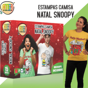 ESTAMPAS SNOOPY NATAL CAMISA
