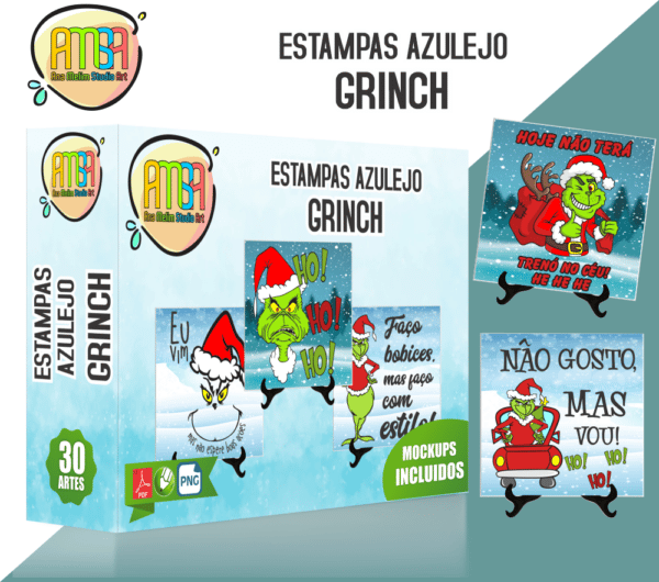 PACK GRINCH AZULEJO
