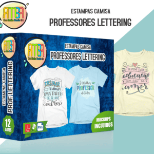 PACK LETTERING PROFESSORES CAMISA