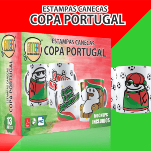 PACK FLOR COPA PORTUGAL CANECAS