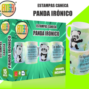 PACK PANDA IRÔNICO CANECA