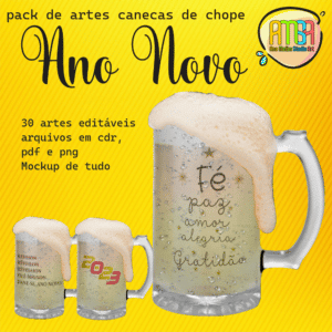 ESTAMPAS ANO NOVO CANECA CHOPE