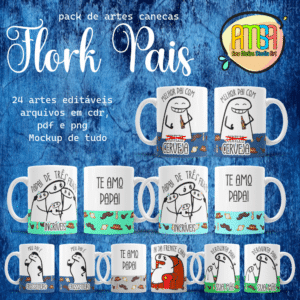 ESTAMPAS FLORK  PAIS CANECA