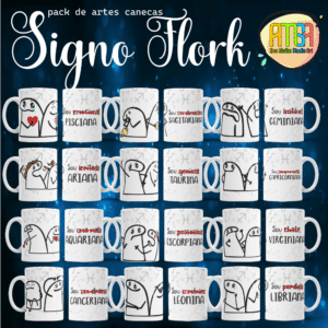 ESTAMPAS FLORK SIGNO CANECA