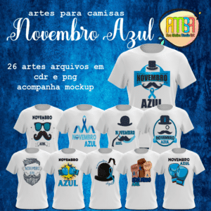 ESTAMPAS NOVEMBRO AZUL CAMISAS