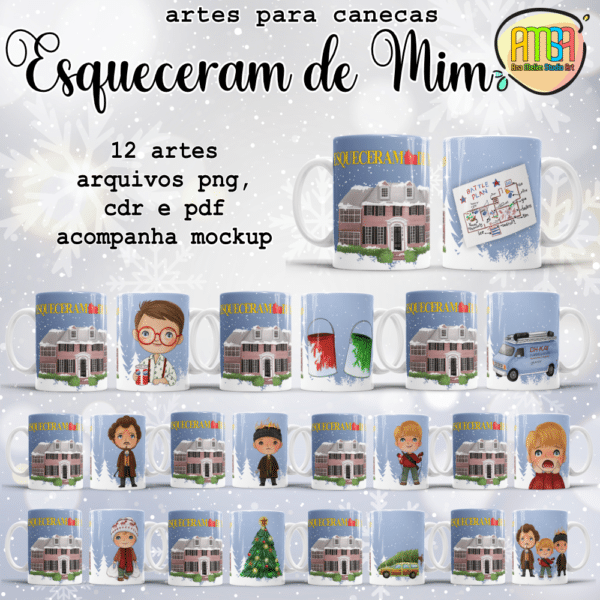 ESTAMPAS ESQUECERAM DE MIM CANECA