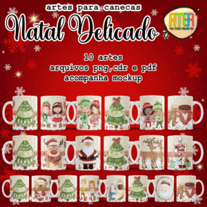 ESTAMPAS NATAL DELICADO CANECA